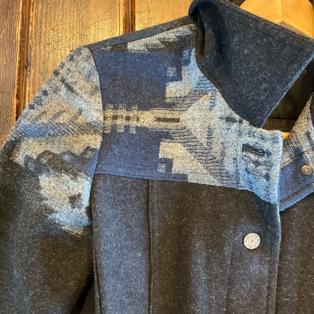 Pendleton Jacket Xs Charcoal Gray - image 6